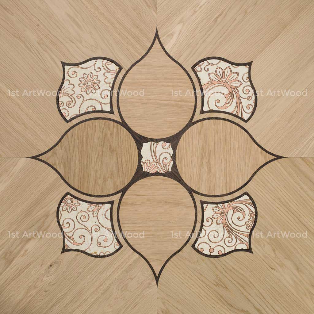 Sàn gỗ hoa văn DROP LEAF AT-V634